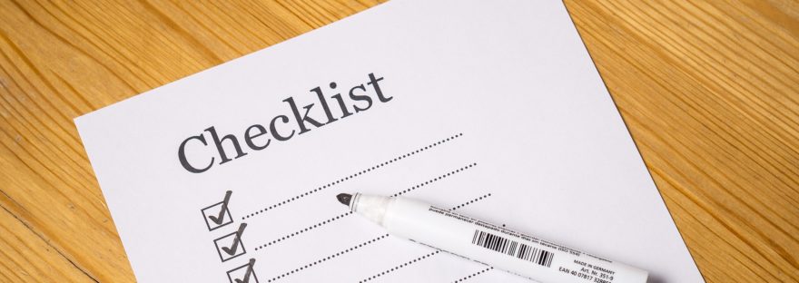 Screenplay Formatting Checklist